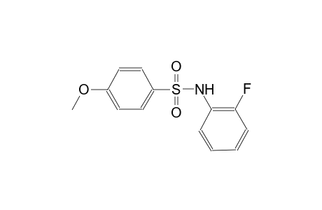 N-(2-fluorophenyl)-4-methoxybenzenesulfonamide
