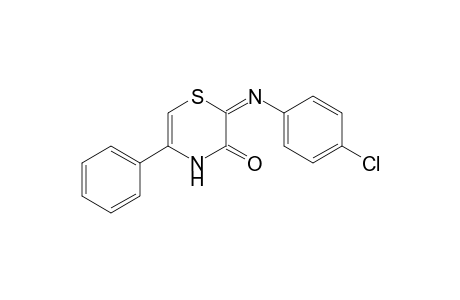 2-(4-Chlorophenylimino)-5-phenyl-4H-1,4-thiazin-3-one