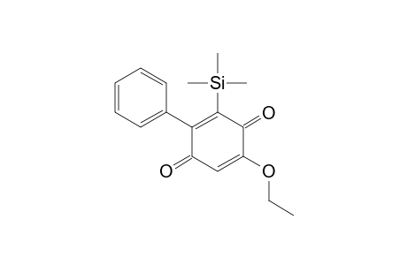 2-(Trimethylsilyl)-3-phenyl-6-ethoxy-1,4-benzoquinone