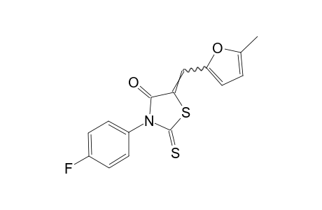 3-(p-fluorophenyl)-5-(5-methyl-2-furfurylidene)rhodanine