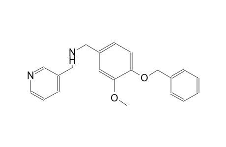 3-pyridinemethanamine, N-[[3-methoxy-4-(phenylmethoxy)phenyl]methyl]-