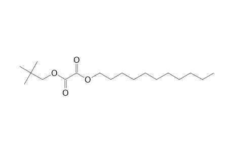 Oxalic acid, neopentyl undecyl ester