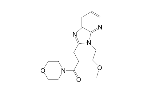 3H-imidazo[4,5-b]pyridine, 3-(2-methoxyethyl)-2-[3-(4-morpholinyl)-3-oxopropyl]-