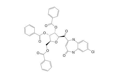 8-CHLORO-4-[1-(2,3,5-TRI-BENZOYL-BETA-D-RIBOFURANOSYL)-OXO]-1,3-DIHYDRO-2H-1,5-BENZODIAZEPIN-2-ONE