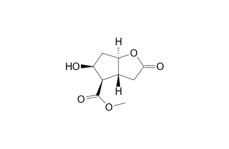 1.alpha.-hydroxy-2.beta.-methoxycarbonyl-4.alpha.-hydroxy-cyclopentan-3.alpha.-ethanoic acid .gamma.-lactone