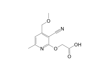 2-{[3-cyano-4-(methoxymethyl)-6-methylpyridin-2-yl]oxy}acetic acid