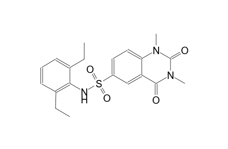 N-(2,6-diethylphenyl)-1,3-dimethyl-2,4-dioxo-1,2,3,4-tetrahydro-6-quinazolinesulfonamide