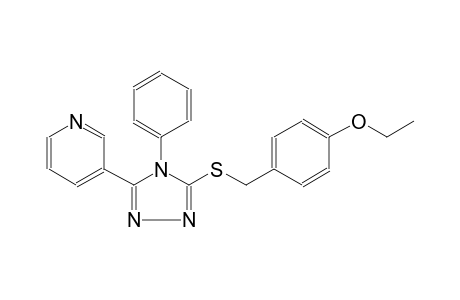 pyridine, 3-[5-[[(4-ethoxyphenyl)methyl]thio]-4-phenyl-4H-1,2,4-triazol-3-yl]-