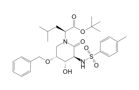 (3S,4S,5R)-5-Benzyloxy-N-[(1S)-1-(tert-butoxycarbonyl)-3-methylbutyl]-4-hydroxy-3-(p-toluenesulfonamido)piperidin-2-one