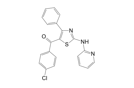 (4-Chlorophenyl)(4-phenyl-2-(pyridin-2-yl amino)thiazol-5-yl)methanone