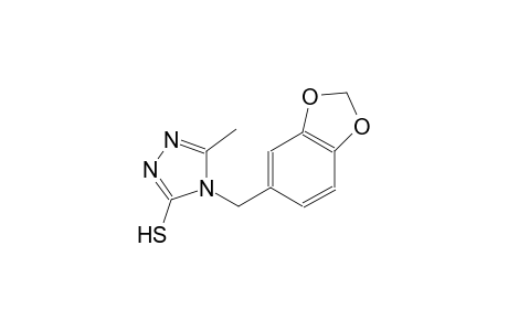 4-(2H-1,3-benzodioxol-5-ylmethyl)-5-methyl-4H-1,2,4-triazole-3-thiol
