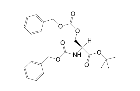 N-[[(Phenylmethoxy)carbonyl]-L-serine phenylmethyl carbonate 1,1-dimethylethyl ester