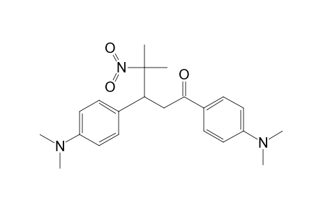 1-Pentanone, 1,3-bis[4-(dimethylamino)phenyl]-4-methyl-4-nitro-