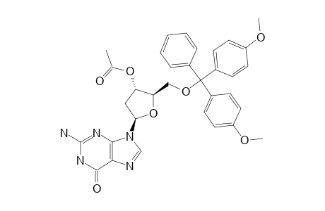 3'-O-ACETYL-5'-O-(4,4'-DIMETHOXYTRITYL)-2'-DEOXYGUANOSINE