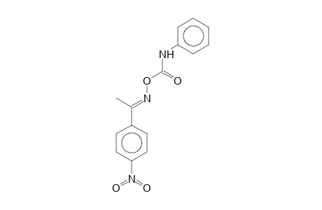 1-((1Z)-N-[(Anilinocarbonyl)oxy]ethanimidoyl)-4-nitrobenzene