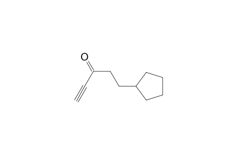 1-Pentyn-3-one, 5-cyclopentyl-