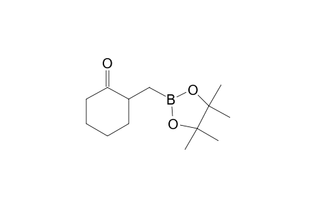 2-[(4,4,5,5-tetramethyl-1,3,2-dioxaborolan-2-yl)methyl]cyclohexan-1-one