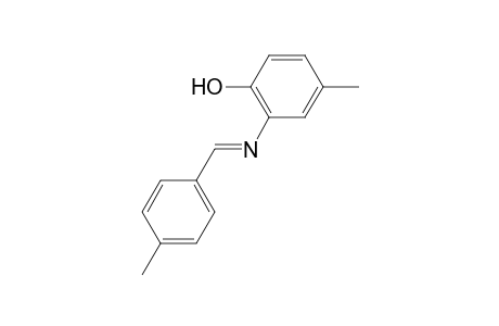 4-Methyl-2-([(E)-(4-methylphenyl)methylidene]amino)phenol