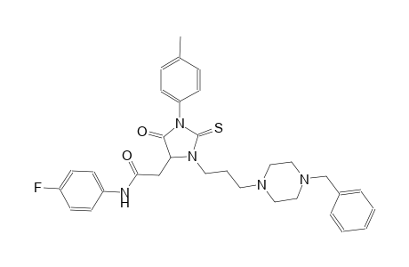 4-imidazolidineacetamide, N-(4-fluorophenyl)-1-(4-methylphenyl)-5-oxo-3-[3-[4-(phenylmethyl)-1-piperazinyl]propyl]-2-thioxo-
