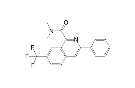 N,N-Dimethyl-3-phenyl-7-(trifluoromethyl)isoquinoline-1-carboxamide