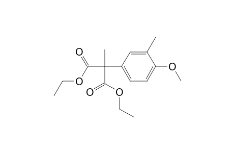 Propanedioic acid, (4-methoxy-3-methylphenyl)methyl-, diethyl ester
