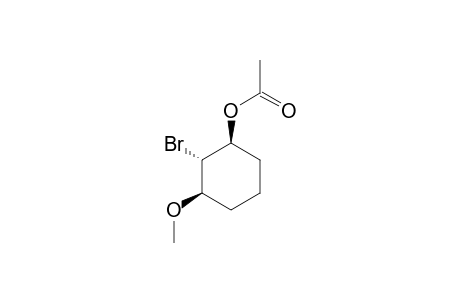 cis-3-Acetoxy-2-bromo-1-methoxycyclohexan