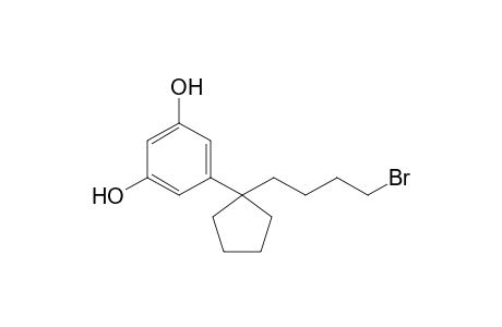5-[1-(4-Bromobutyl)cyclopentyl]resorcinol