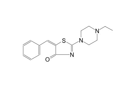 (5E)-5-benzylidene-2-(4-ethyl-1-piperazinyl)-1,3-thiazol-4(5H)-one