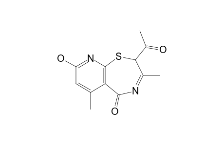 (3,6-DIMETHYL-4,5-DIHYDRO-8-HYDROXY-5-OXOPYRIDO-[3,2-F]-[1,4]-THIAZEPIN-2-YL)-ETHANONE
