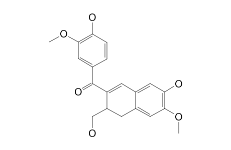 LARIXNAPHTHAONE;(-)-(3,4-DIHYDRO-7-HYDROXY-3-HYDROXYMETHYL-6-METHOXYNAPHTHALEN)-2-YL-(4'-HYDROXY-3'-METHOXYPHENYL)-ONE