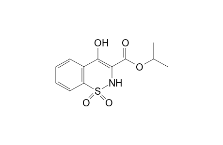 4-hydroxy-2H-1,2-benzothiazine-3-carboxylic acid, isopropyl ester, 1,1-dioxide