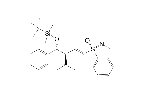 (Z)-{(t-Butyl)-[2-isopropyl-1-phenyl-4-[(S)-(N-methyl-(S)-phenylsulfon)imidoyl]but-3-enyloxy}dimethylsilane