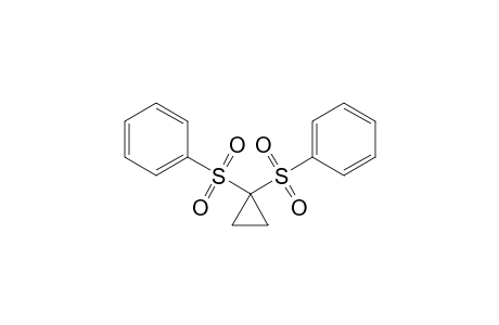 ([1-(Phenylsulfonyl)cyclopropyl]sulfonyl)benzene