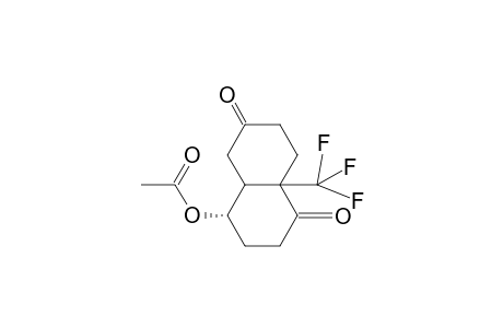 4.alpha.-acetoxy-3,4,4a.beta.,5,6,7,8.8a.beta.-octahydro-8a-trifluoromethylnaphthalene-1,6(2H,7H)-dione