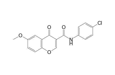 N-(4-Chlorophenyl)-6-methoxychromone-3-carboxamide