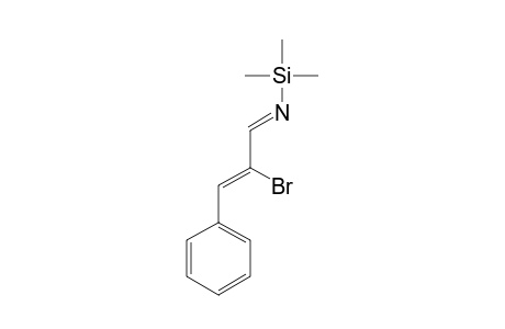 N-(2-BROMO-3-PHENYL-2-PROPENYLIDENE)-N-(TRIMETHYLSILYL)-AMINE