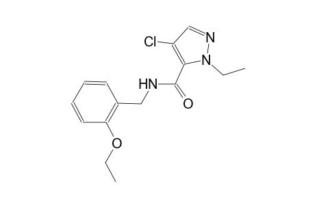4-chloro-N-(2-ethoxybenzyl)-1-ethyl-1H-pyrazole-5-carboxamide