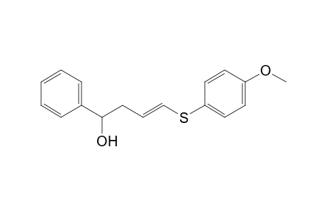Benzenemethanol, .alpha.-[3-[(4-methoxyphenyl)thio]-2-propenyl]-, (E)-