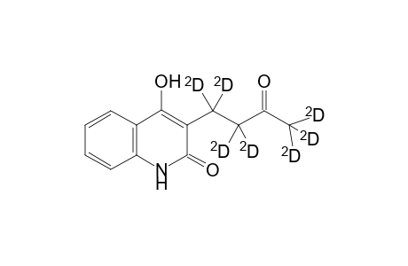 4-Hydroxy-3-[perdeuterio(2'-acetylethyl)]-1,2-dihydroquinolin-2-one