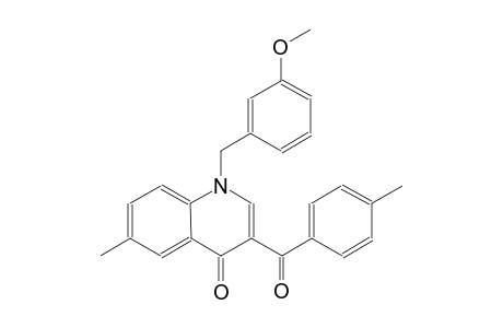 4(1H)-quinolinone, 1-[(3-methoxyphenyl)methyl]-6-methyl-3-(4-methylbenzoyl)-