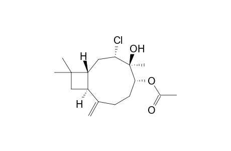 (3S,4S,5R)-5-Acetoxy-3-chloro-4-hydroxycaryophyll-8(13)-ene