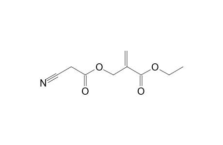 ethyl 2-((2-cyanoacetoxy)methyl)acrylate