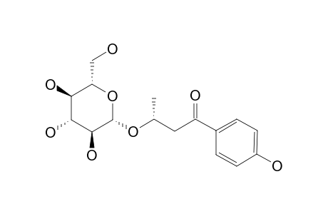 3-BETA-GLUCOPYRANOSYLOXY-1-(4-HYDROXYPHENYL)-BUTANONE