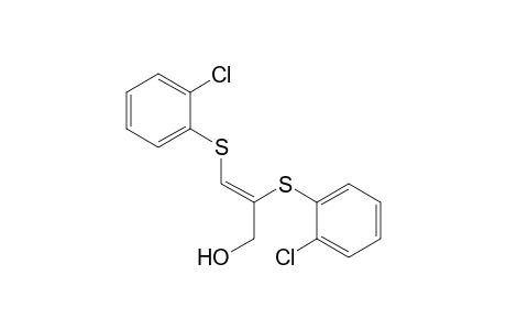 (Z)-2,3-bis[(2-chlorophenyl)sulfanyl]prop-2-en-1-ol