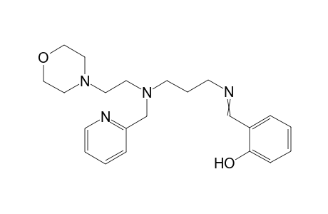 2-({3-(2-morpholinoethylamino)-N3-((pyridine-2-yl)methyl)propylimino}methyl)phenol