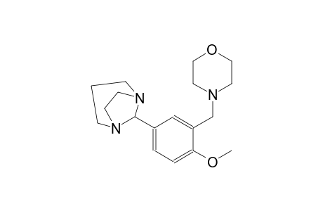 8-[4-methoxy-3-(4-morpholinylmethyl)phenyl]-1,5-diazabicyclo[3.2.1]octane