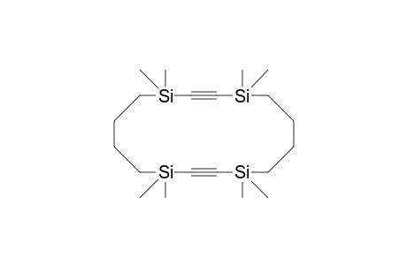 Octamethyl-1,6,9,14-tetrasila-7,15-cyclohexadecadiyne