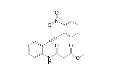 Ethyl N-[2'-(nitrophenyl)-o-ethynylphenyl]maloneanilide