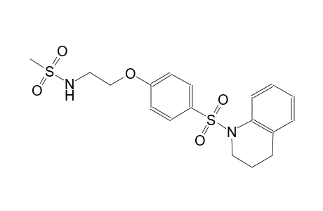 N-{2-[4-(3,4-dihydro-1(2H)-quinolinylsulfonyl)phenoxy]ethyl}methanesulfonamide