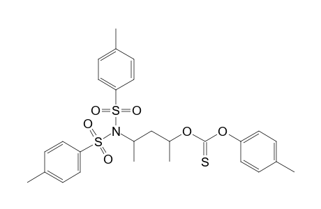 4-Methyl-N-[1-methyl-3-(4-methylphenoxy)carbothioyloxy-butyl]-N-(p-tolylsulfonyl)benzenesulfonamide